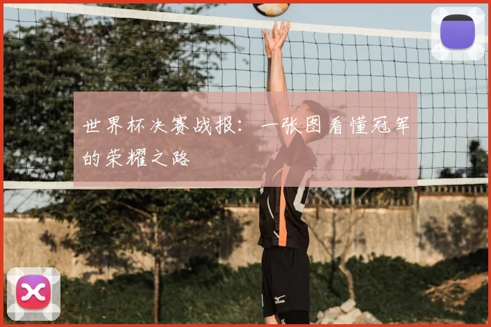 世界杯决赛战报:一张图看懂冠军的荣耀之路