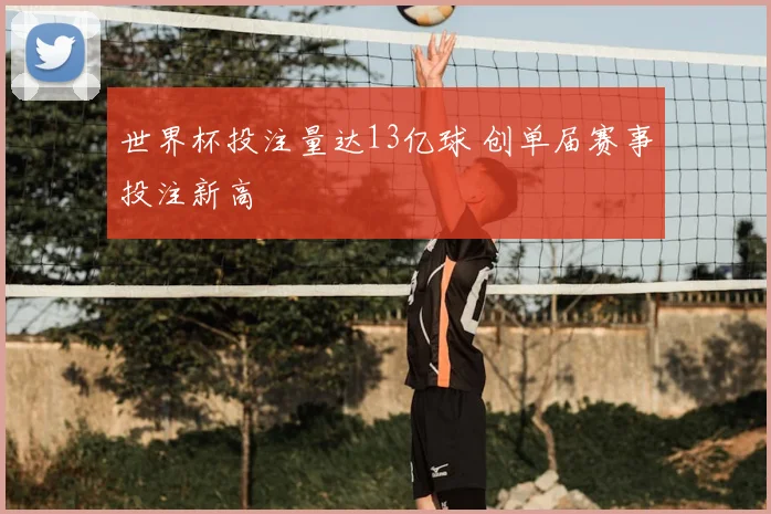 世界杯投注量达13亿球 创单届赛事投注新高
