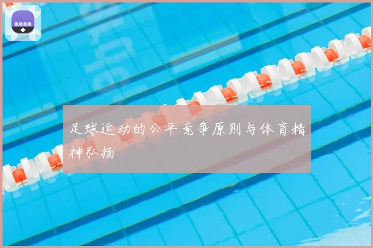 足球运动的公平竞争原则与体育精神弘扬